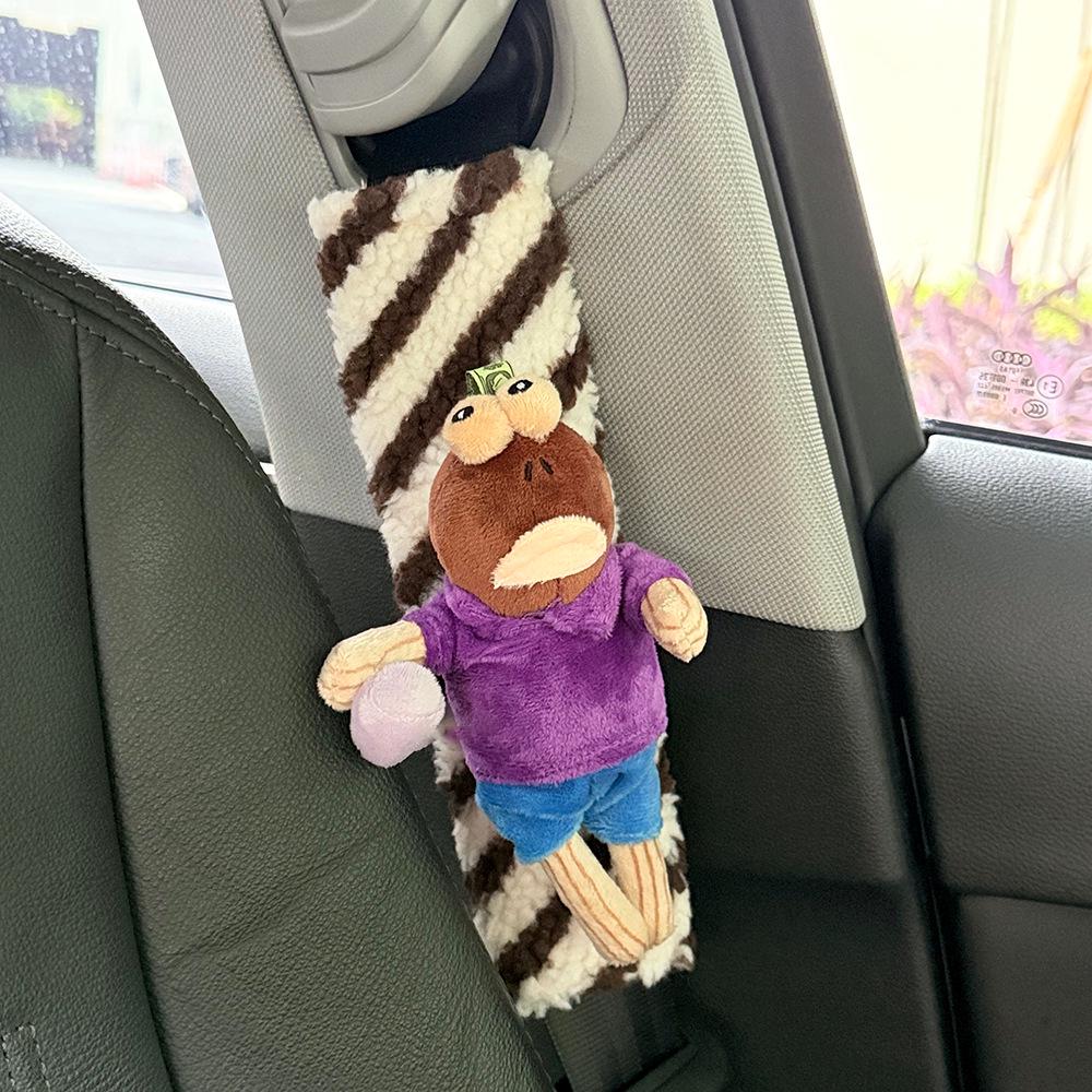 SpongeBob Seatbelt Plush Pad: Anti-Neck Chafing and Shoulder Rubbing Protection