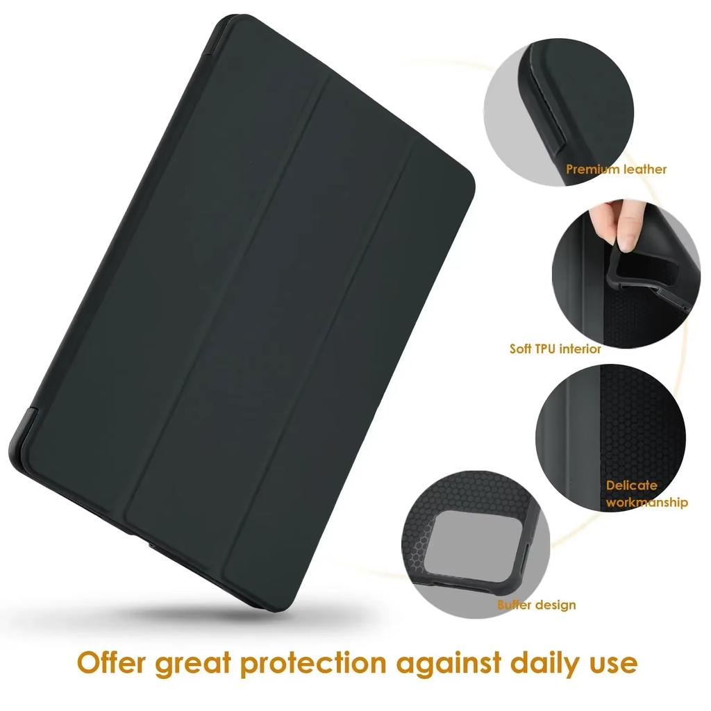 For Redmi Pad 2 Case Tri-Folding Stand Smart Tablet Cover for Coque Xiaomi Redmi Pad 2 2025 Case 11' Funda Auto Wake Up & Sleep