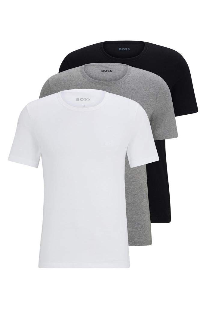 [BOSS] [Boss] T-shirt 3-pack Logo Embroidery Cotton Men's M Other