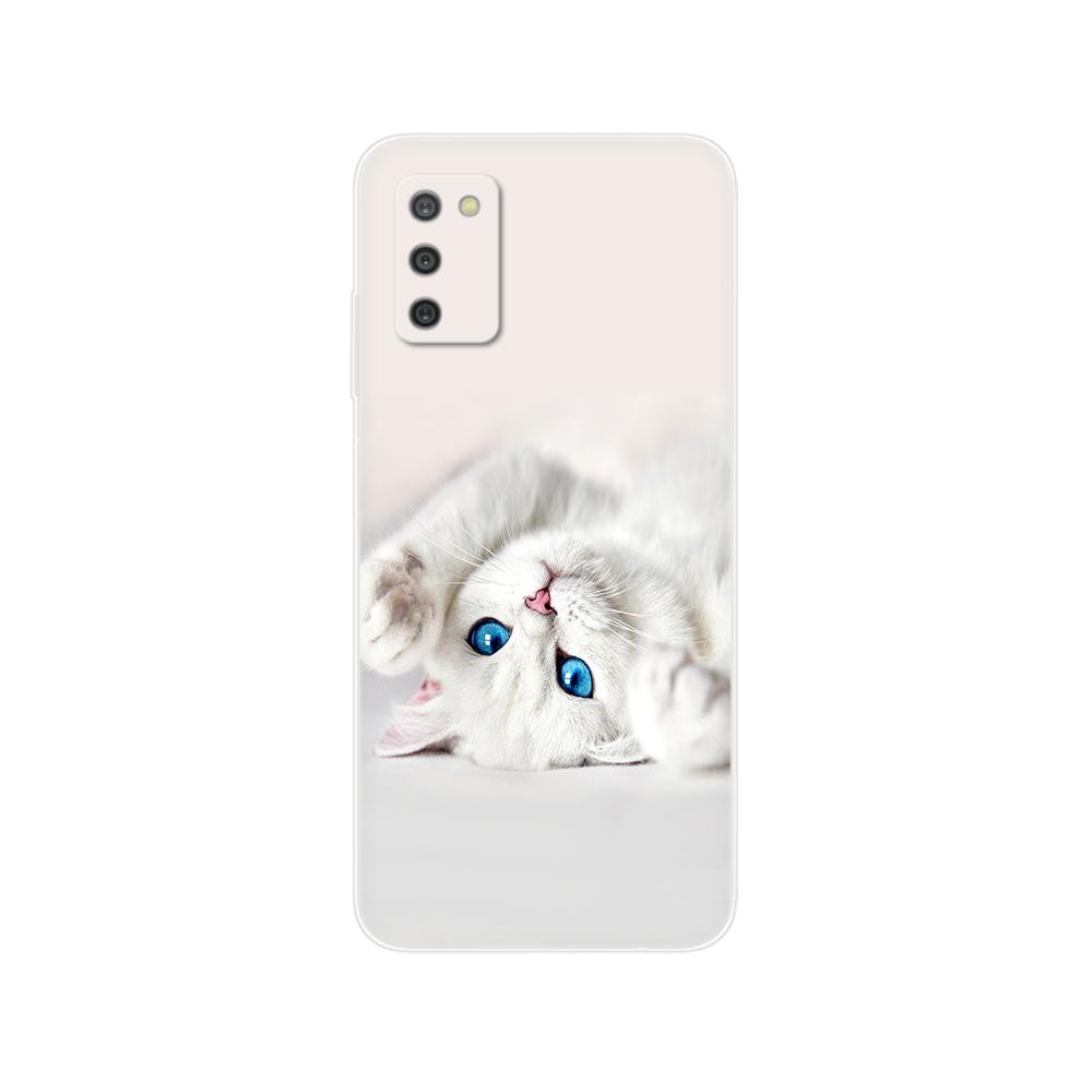 Per Samsung A03S Custodia 164,3 mm Copertura Posteriore del Telefono Su Samsung Galaxy A03s GalaxyA03s A 03s a037 Custodia Morbida Tpu Bumper in Silicone 6,5 pollici
