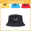Embroidery Pattern Butterfly Bucket Hat Fisherman Hats Stylish Headwear Casual
