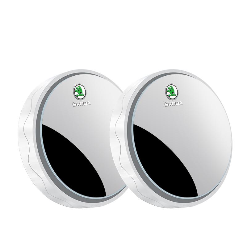 pdvri7 2Pcs 360 Degree Adjustable Blind Spot Mirror for Skoda Kodiaq Karoq 2 A7 Tour VRS Superb Octavia Yeti Fabia 1 Rapid Accessories