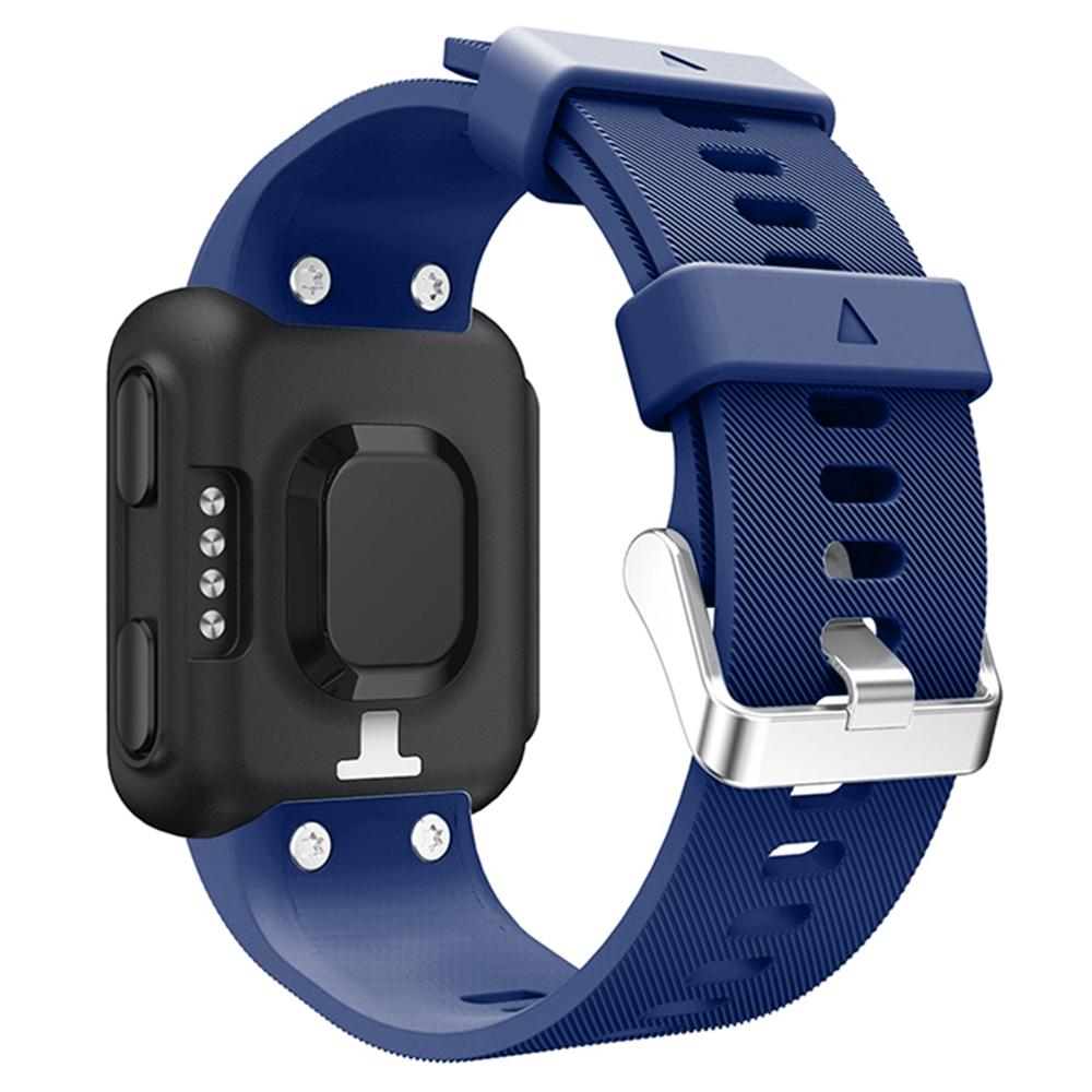 For Garmin Forerunner 35 Silicone Watch Band Pin Buckle Wrist Strap
