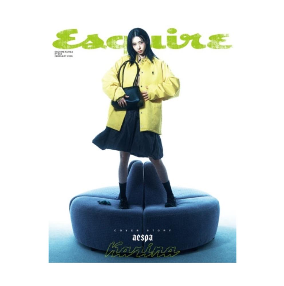 PSL Esquire KOREA Cover : Aespa KARINA February 2026 Magazine