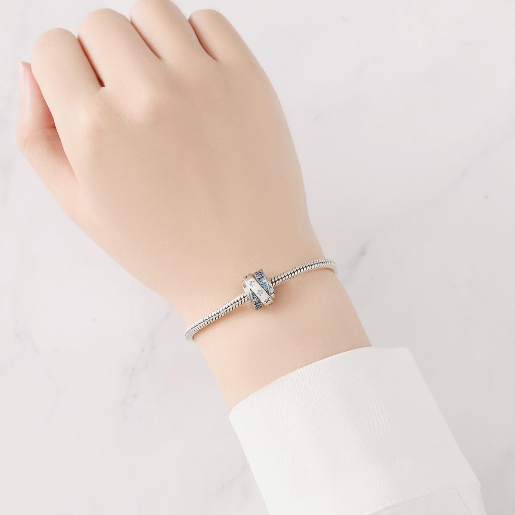 Copper Star Moon Bead Bracelet Charms Fit Bracelet&Bangle For Women Birthday Fine Jewelry Party Gift Diy Accessory