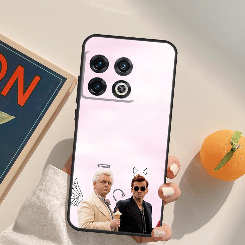 Good Omens Case For OnePlus Ace 8T 9R 9RT 10T 8 9 11 10 Pro Cover For OnePlus Nord 2 2T N10 N20 N100 CE