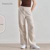 SZ Spring/Summer High-Waist Slimming Joggers – Loose, Straight-Leg, Sun-Protective Outdoor Fitness Pants
