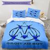 Marseilles 3pcs Bedding Set Duvet Cover Closure Includes 1 Duvet Cover & 2 Pillowcases for All Seasons Bedroom Home Dorm Decor
