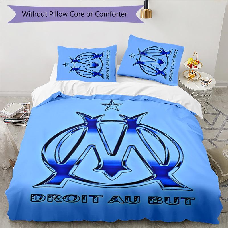 Marseilles 3pcs Bedding Set Duvet Cover Closure Includes 1 Duvet Cover & 2 Pillowcases for All Seasons Bedroom Home Dorm Decor