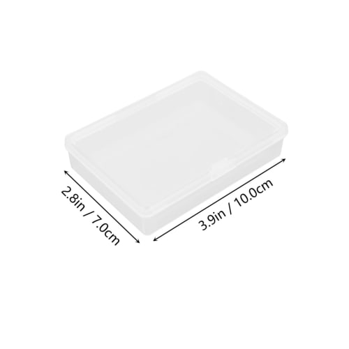 Toyvian 6-Piece Card Storage Box, Game Card Box, Game Card Case, Playing Card Container, Cardboard Storage Cube, Storage Container, Card Holder, PP Tr