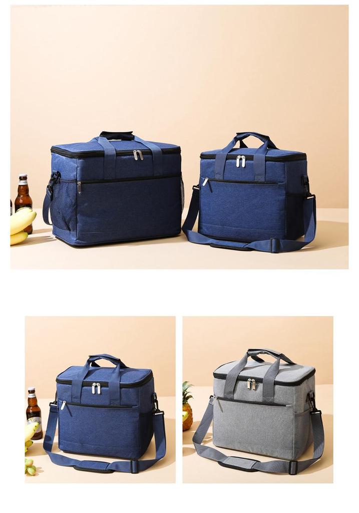 33L Insulated Picnic Bag: Waterproof, Thickened Aluminum Foil, Single Shoulder Crossbody, Outdoor Lunch Carrier
