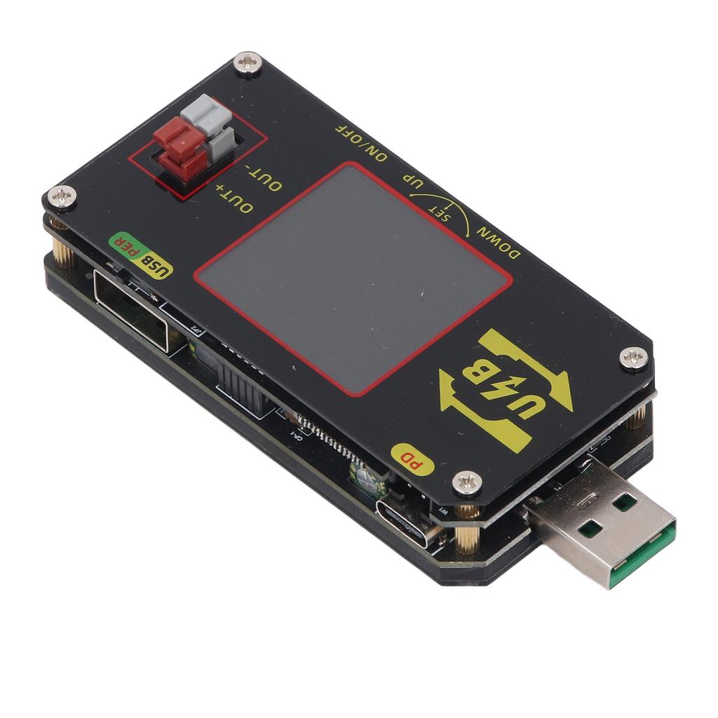 USB Tester 1.44 Inch LCD Screen USB3.0 Interface Voltage and Current Meter Fast Charging Protocol Capacity Tester