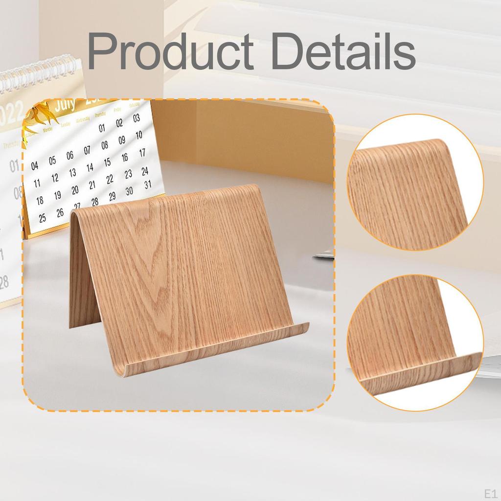 Handyhalter Ständer Smartphone Halterung Robustes Holz Einfache Desktop Handyhalterung