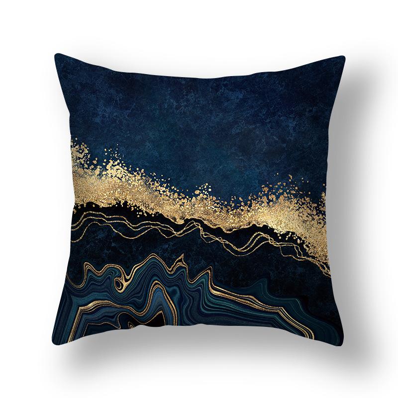 Geometric Nordic Gilt Simple Style Home Printed Pillow Cover Cushion Cover
