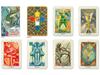 Nichiyu Thoth Tarot 78 Pocket Size Tarot Pocket Size Blue Box ALEISTER CROWLEY THOTH TAROT Includes Japanese Booklet Tarot of Aleister the Greatest