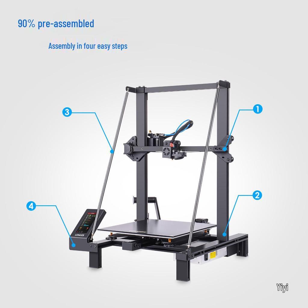 Longer LK5 Pro: High-Precision Silent Industrial-Grade Large FDM 3D Printer