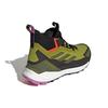 adidas Terrex Free Hiker 2 GORE-TEX Pulse Olive Tênis Masculinos Verde Focus-Olive Laranja Impacto GV8900