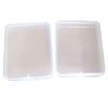 1Pcs Plastic Desktop Container Case Stickers Collection Photocard Holder Transparent Storage Box
