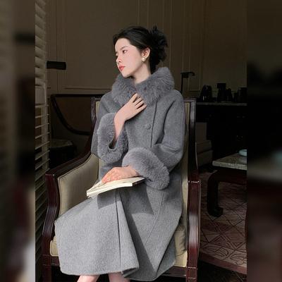 Fall Winter New Advanced Lazy Tweed Jacket Casual Style Long Coat Women's Casual Style Coat High Quality Coat