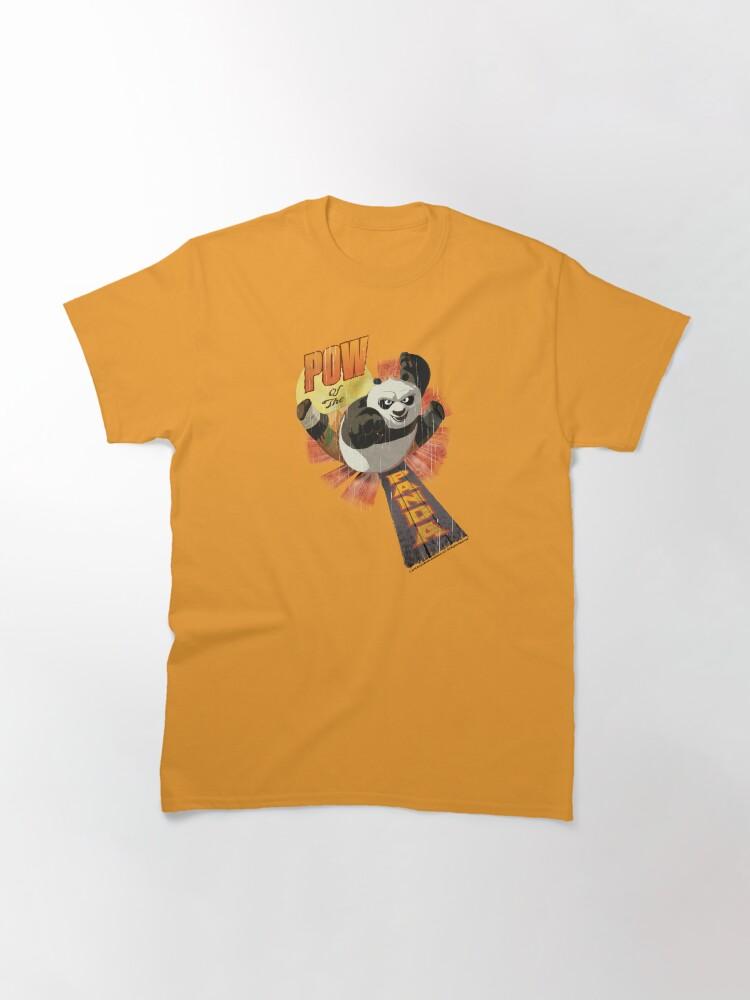 Kung Fu Panda Kung Fu Panda Pow Of The Panda Action Pose Portrait Classic T-Shirt