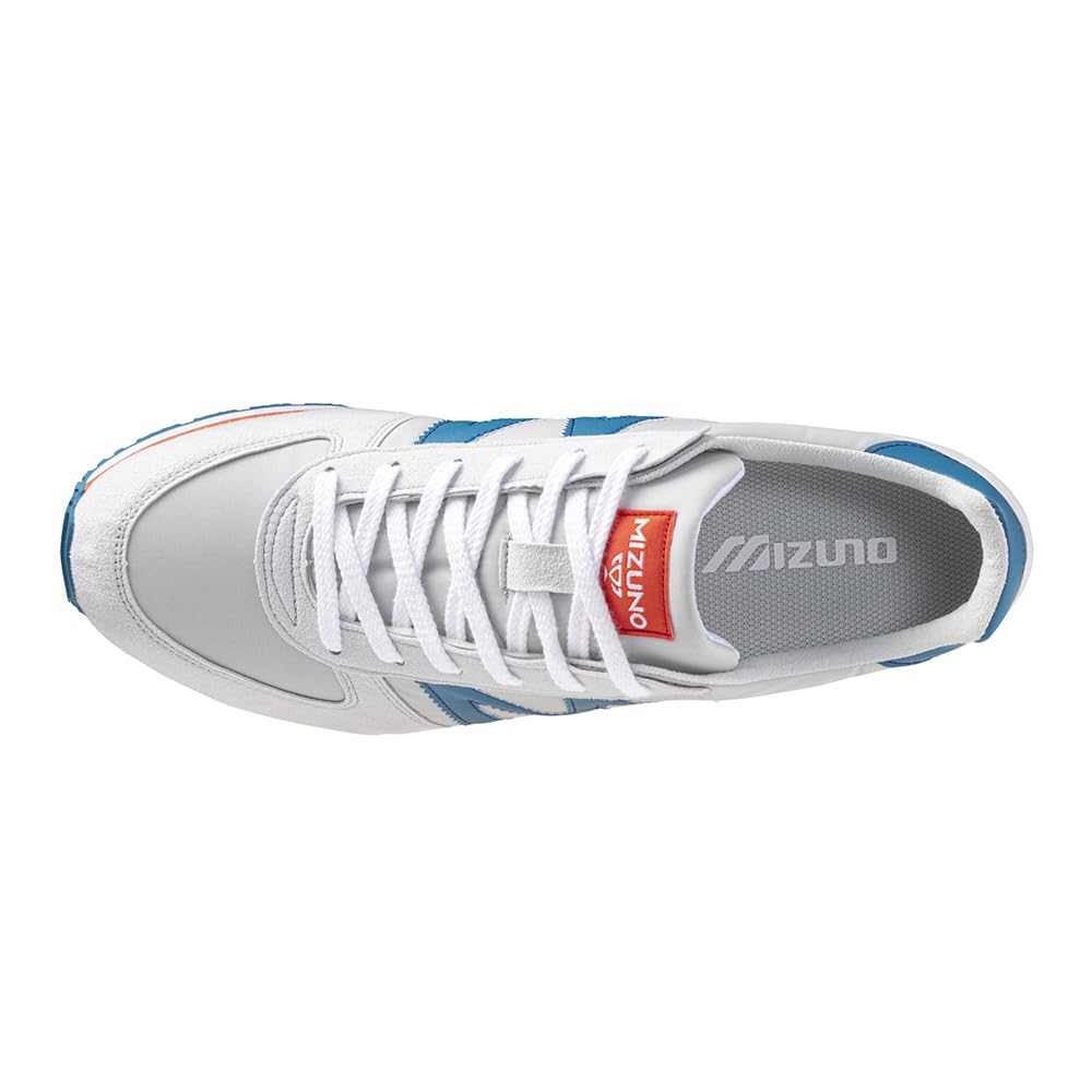 Mizuno MR1 Light Gray x Blue x Size for and Casual Fashion Sneakers, Coral, 27.0 cm, 2E, Commuting, School, Lifestyle,