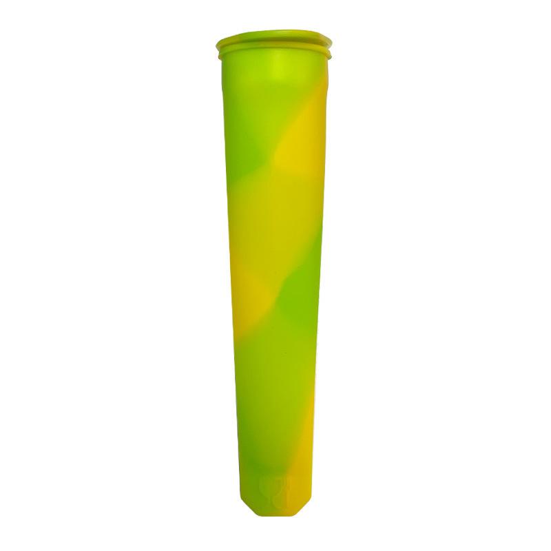 Silicone Ice Cream Cone Popsicle Mold with Lid - Baby Food & DIY Dessert Container