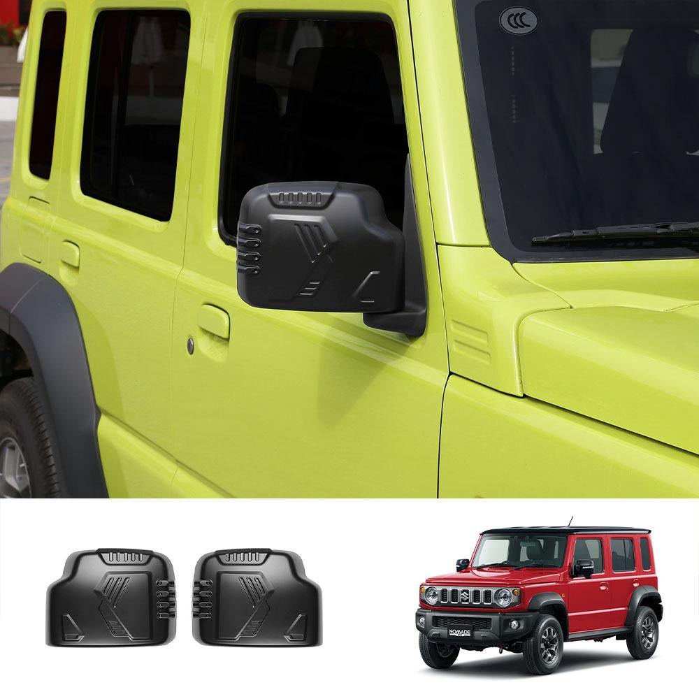 Left & Right Rear View Mirrors Cover Side Door Rearview Mirror Cover Accessories For Suzuki Jimny JB64 JB74 2018-2025