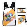 Popular Novelty Friday Night Funkin 3D Print 3pcs/Set School Bags Laptop Daypack Backpack Inclined shoulder bag Pencil Case
