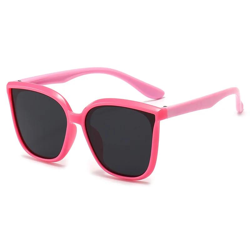 Classic Square Frame Sunglasses UV400 Protection Fashion Trend Computer Goggles for Kids Shades Eyewear