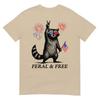 Feral Free Funny Patriotic Racoon Feral And Free 4th July TShirt
