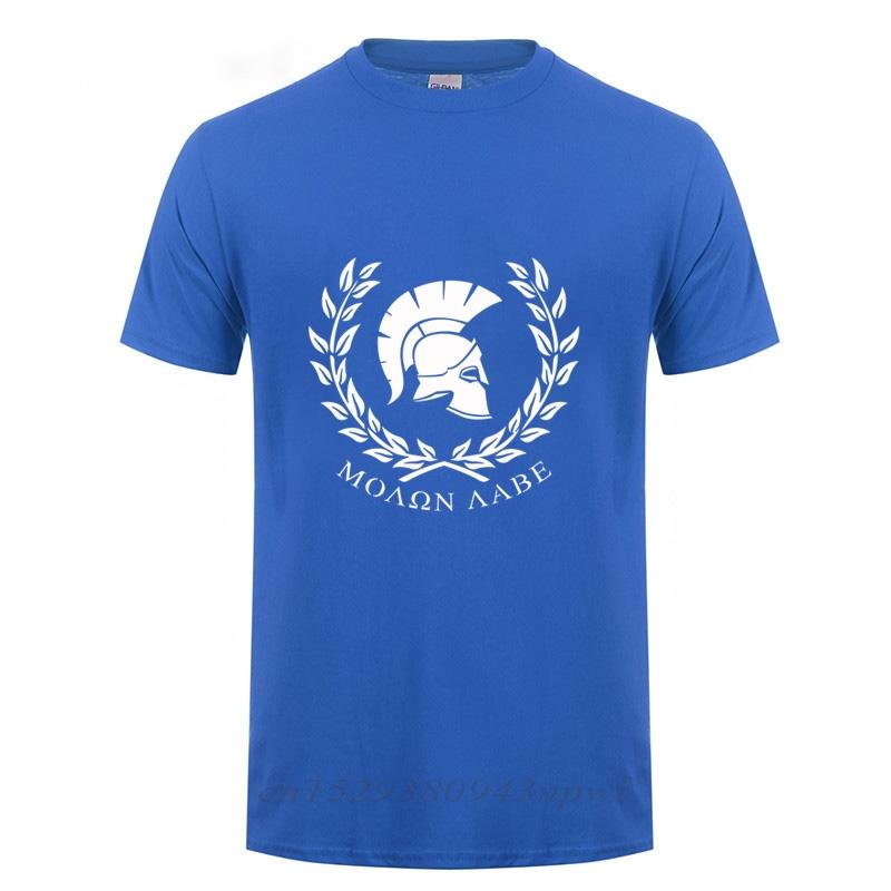 MOLON LABE Warrior Sparta Personaily T Shirt Men Clothing Streetwear Casual Plus Size Loose Short Sleeve O Neck Cotton Tshirt