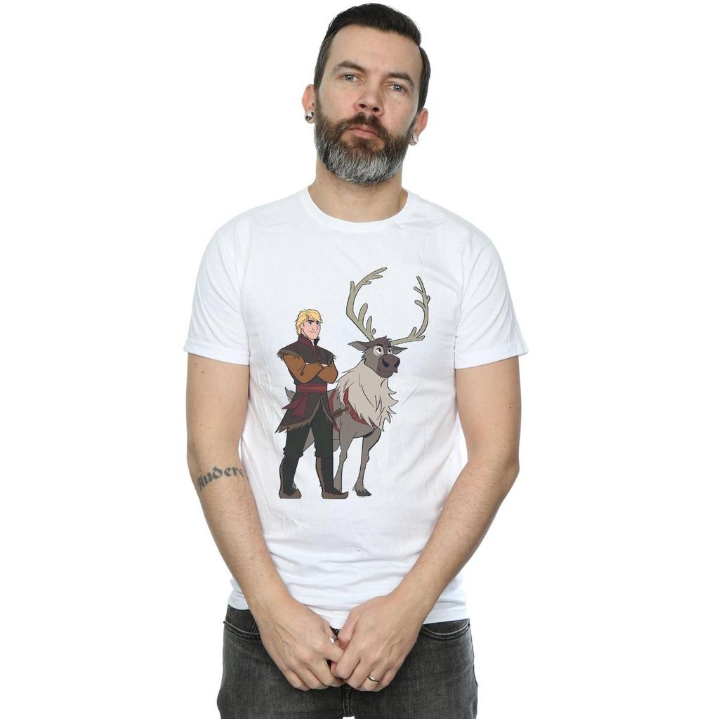 Disney Mens Frozen 2 Sven And Kristoff T-Shirt