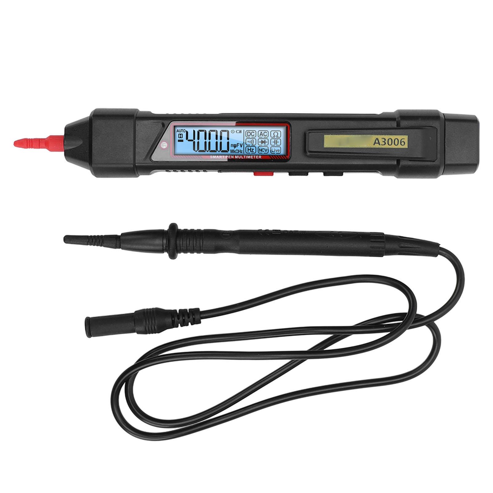 

Pen Type Multimeter 4000 Counts Digital Tester Neutral Live Wire Detection DC AC Voltage