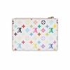 Louis Vuitton X Takashi Murakami Lisa Wallet Multicolor/White Monogram Canvas Women Wallets M27736