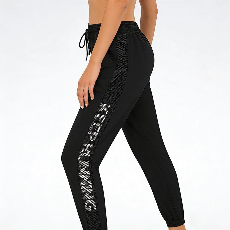 Lightweight Breathable Cropped Joggers - Loose Fit Harem Style for Daily Wear