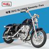 Maisto 1:18 Harley Davidson Sportster Iron 883 Legierung Klassisches Motorradmodell Druckguss Metall Motorradmodell Kinderspielzeug Geschenk