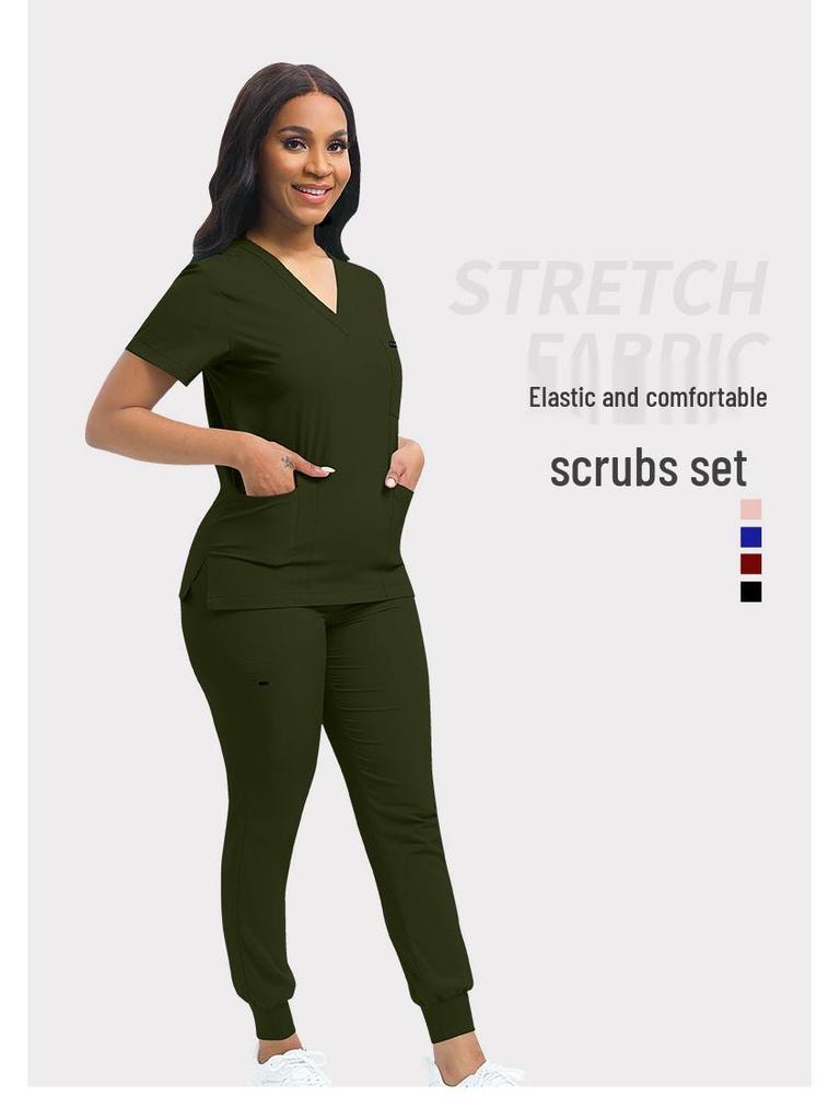Unisex Multicolored Scrub Set for Nurses - Women's and Men's Medical Workwear