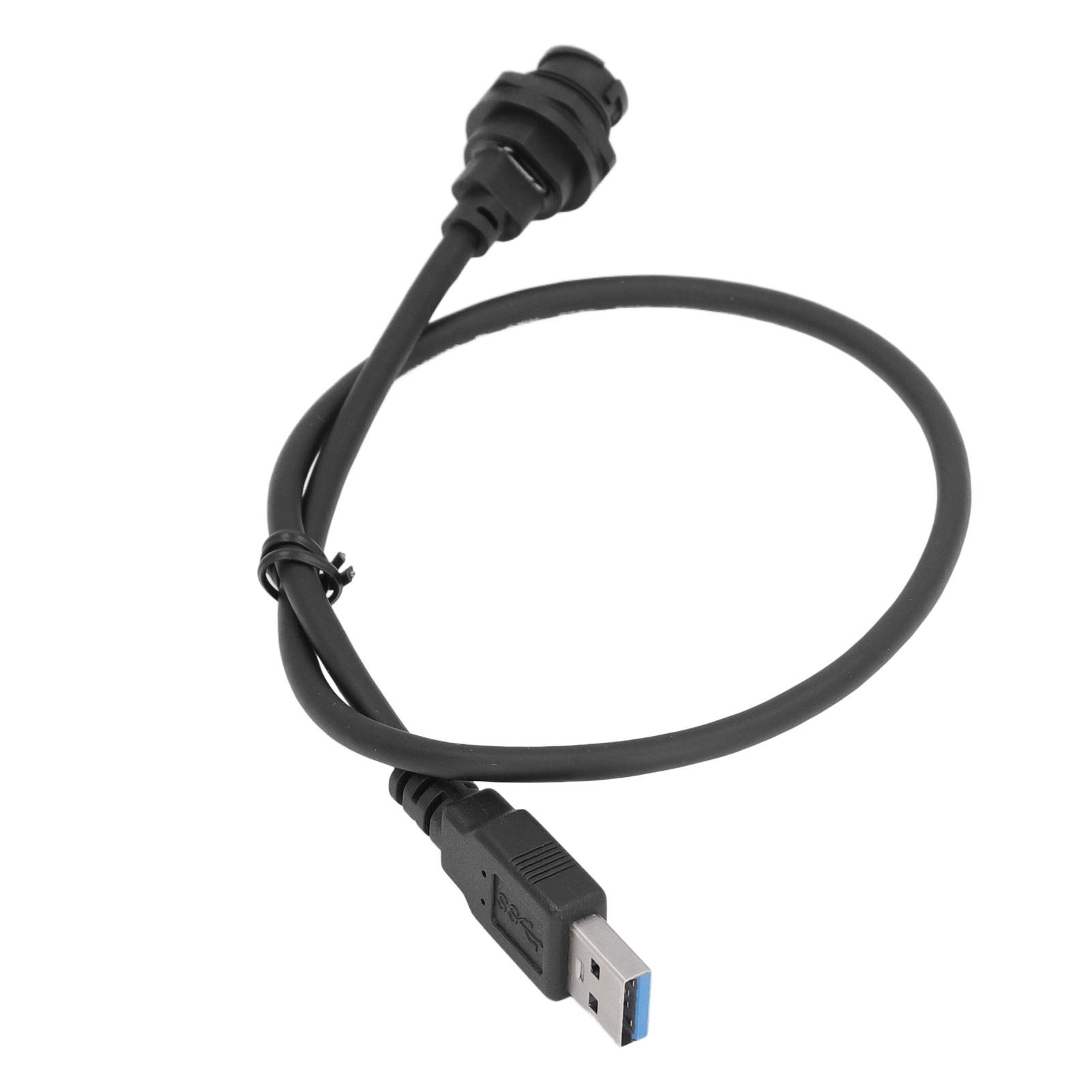 

Водонепроницаемый разъем типа C для панельного монтажа, промышленный зажимной тип, USB штекер прямой с