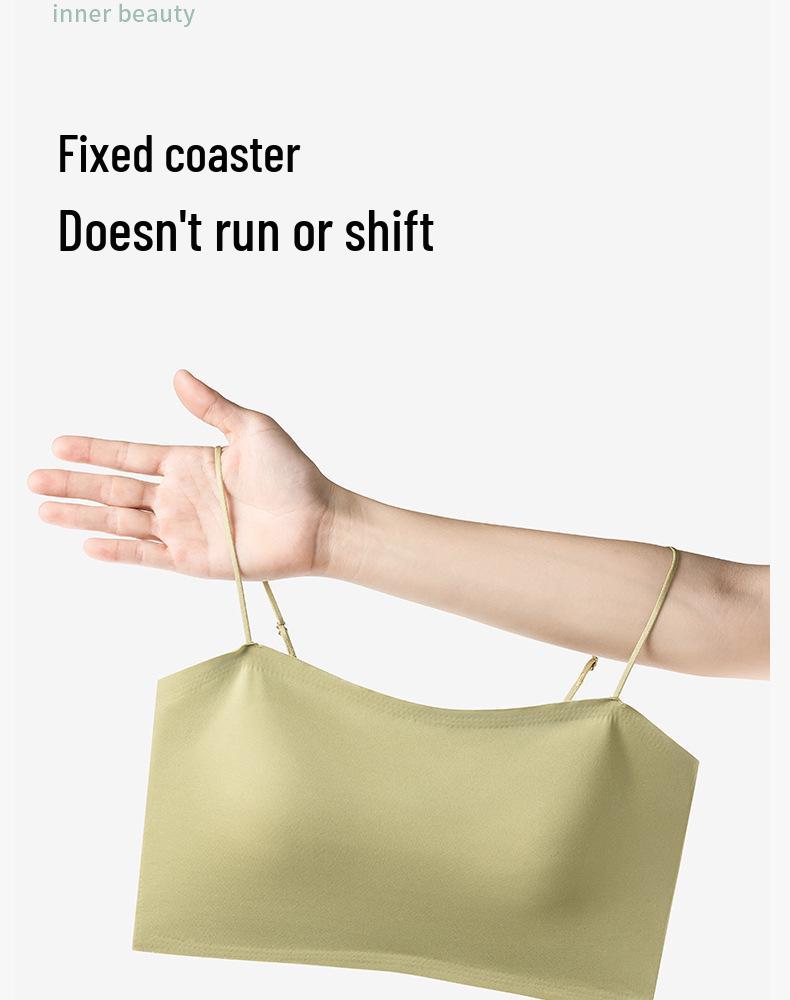 Minimalist Strapless Wire-Free Seamless Bandeau Bra