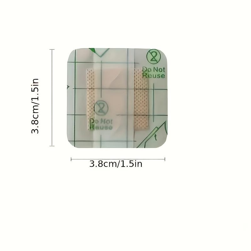 100 Pieces Transparent Breathable Heel Stickers, Bathroom Stickers, Suitable for Swimming and Bath Shoes Anti-Wear Stickers
