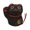 Seishin Pottery Lucky Fortune Black Lucky Cat Lucky Cat GD-32703