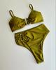 Bandeau Bikini Push Up Women Swimsuits 2025 Sexy Female Swimwear Brazilian Bikini Set Thong Biquini Swim Suits Solid Beachwear