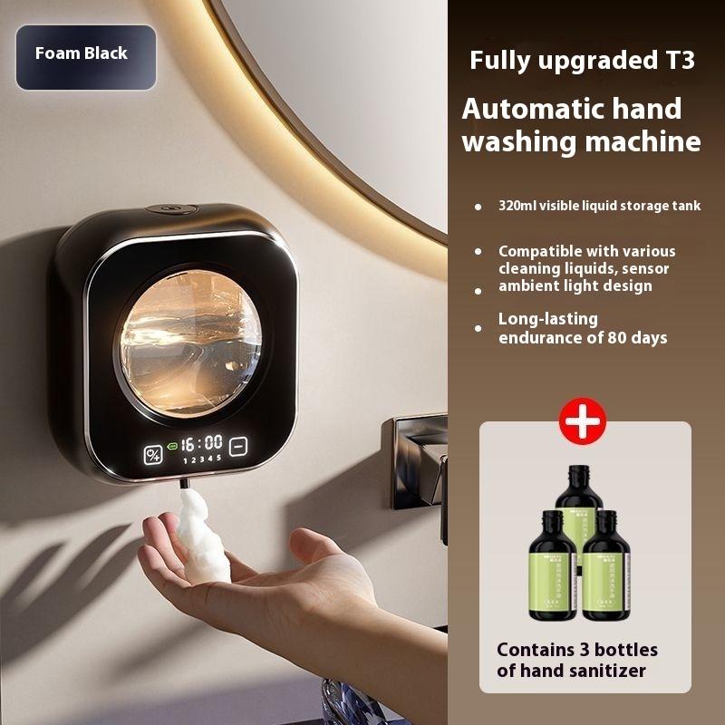 Automatic Induction Hand Sanitizer Dishwasher Intelligent Electric Foam Wall-mounted Charging Inductive Washing Mobile Phone