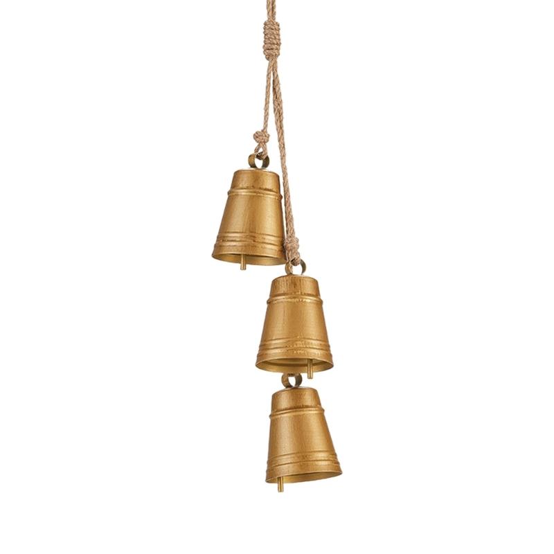 Rustproof Christmas Bell For Home And Garden Festival Decoration Elegant Holiday Ornament for Indoor Outdoor