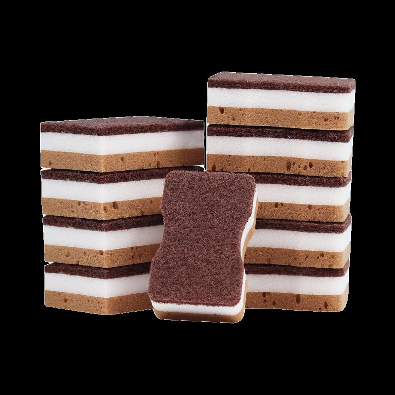 Extra Large & Thick High-Density Double-Sided Dishcloth Sponge Scrubber for Kitchen Cleaning