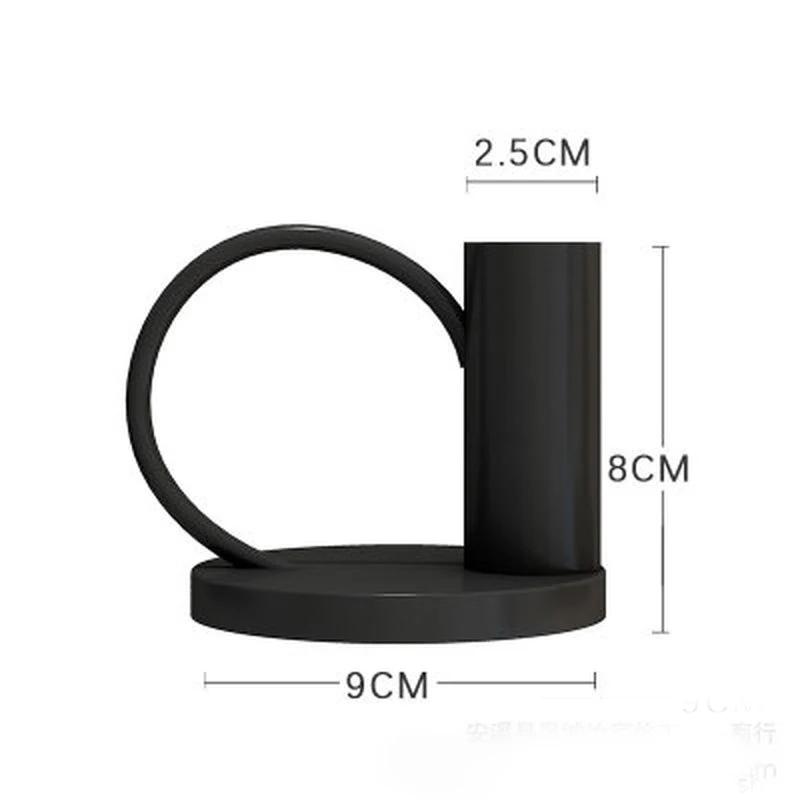 Nordic Style Candlestick Geometric Candle Holder Wedding Festival Decor Home Dinner Table Decoration Candle Stand