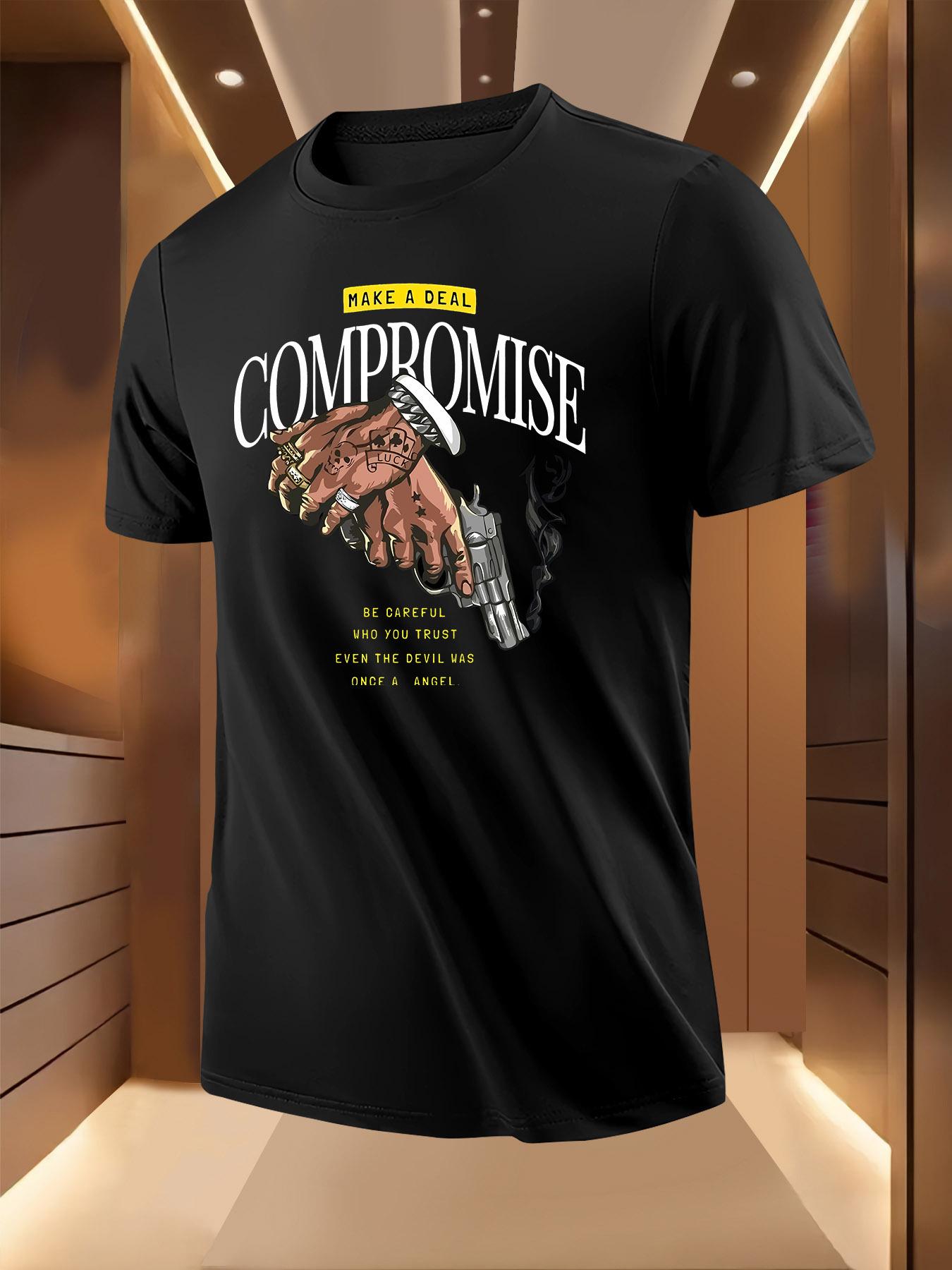 Graphic Tshirt Graphic Tshirt - Bold Compromise Political... XXXL