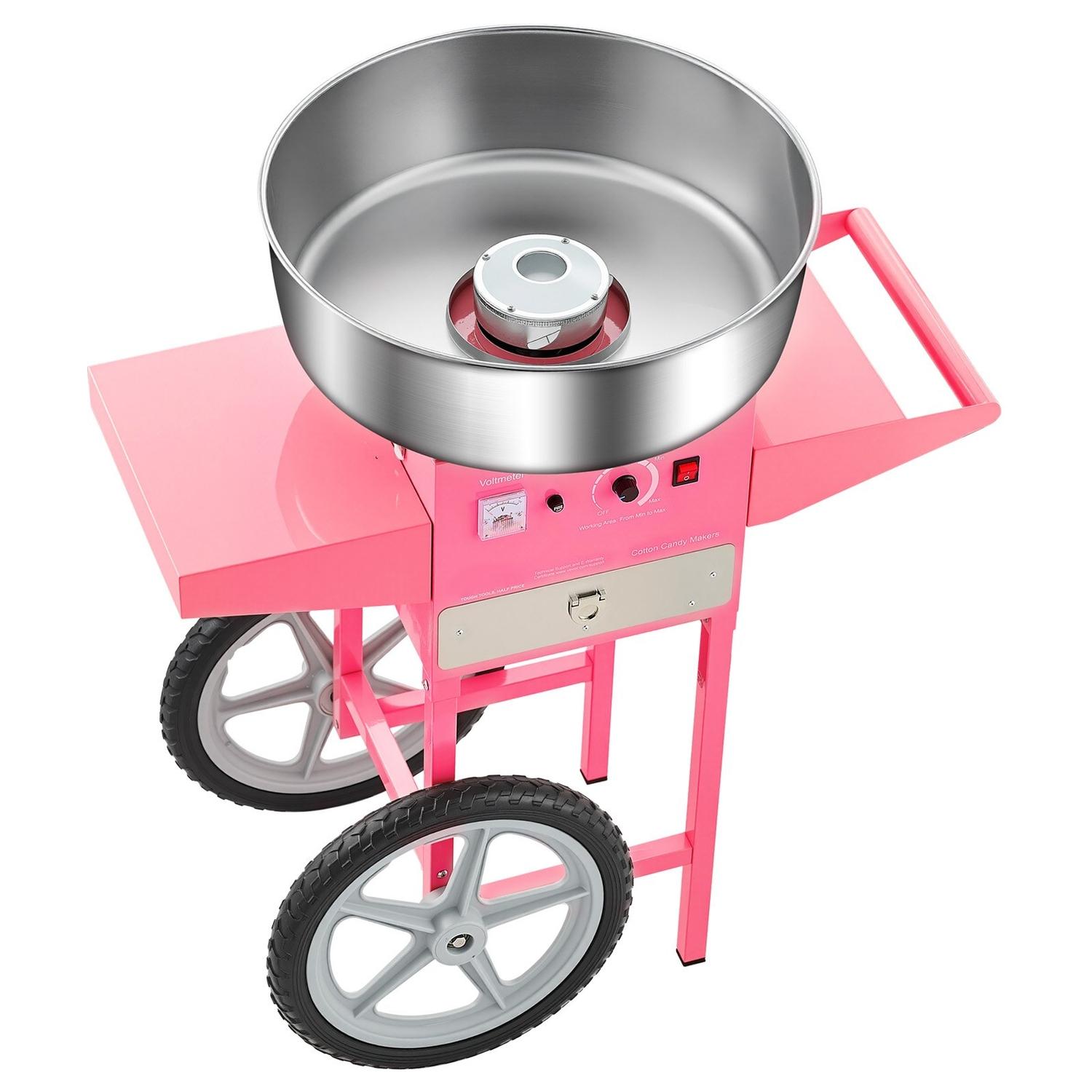 Commercial Cotton Candy Machine with Cart