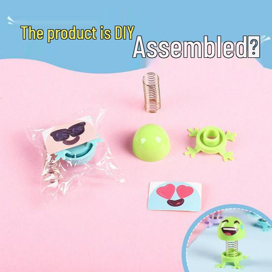 Spring Man Expression Doll - Creative Educational Toy for Kindergarten and Primary Students