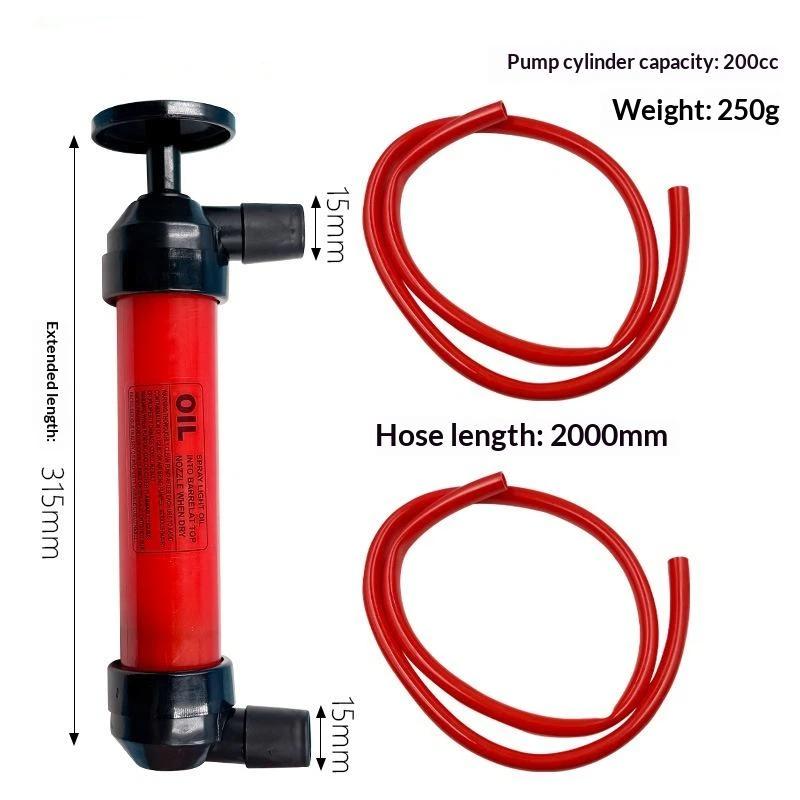 

1 Set High Quality Inflatable Tube Hose Liquid Petrol Gas Transfer Car Accessories Portable Manual Pump Oil Siphon Hand Suction A1